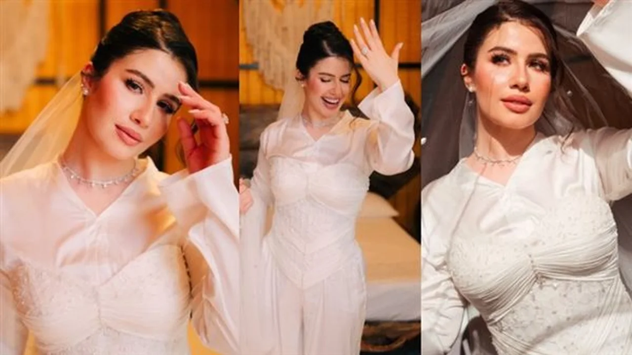 إطلالة ملكية.. سلمى عبدالعظيم تخطف الأنظار بفستان من تصميم هدير كرم